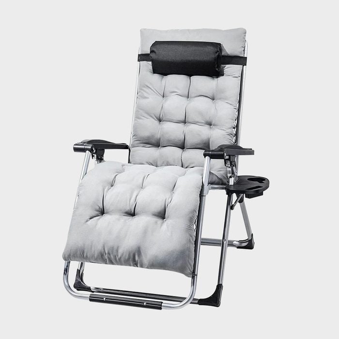 Lanelle Reclining Zero Gravity Chair With Cushion Ecomm Wayfair.com
