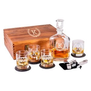 Personalized Whiskey Decanter Set Ecomm Via Amazon.com