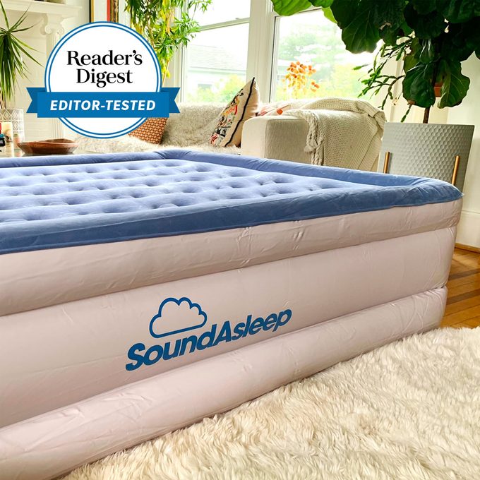 Rd Editor Tested Sound Asleep air mattress in a living room