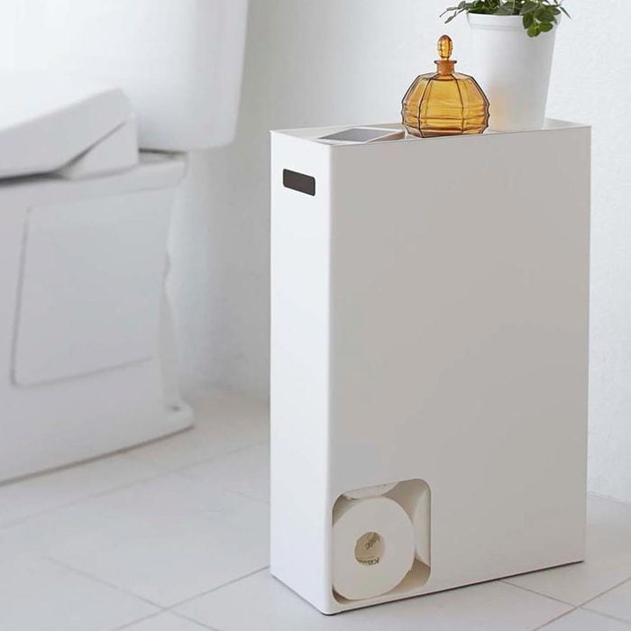 Rd Ecomm Yamazaki Toilet Paper Organizer & Dispenser Via Potterybarn.com
