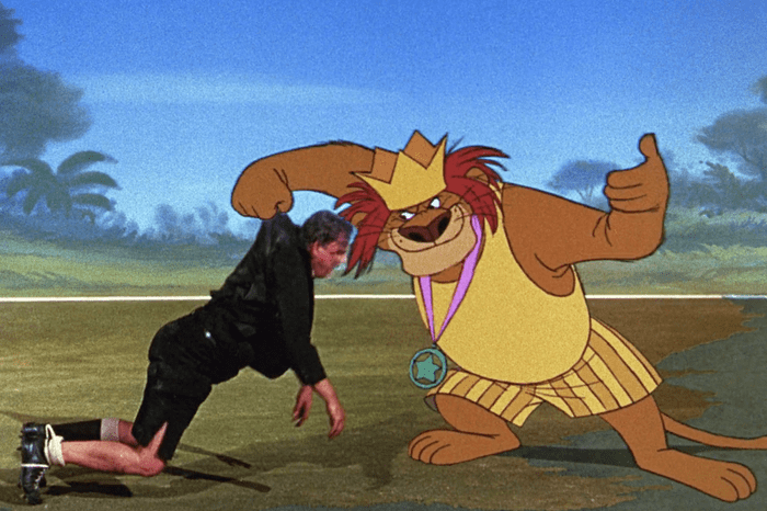 movie still from Bedknobs and Broomsticks