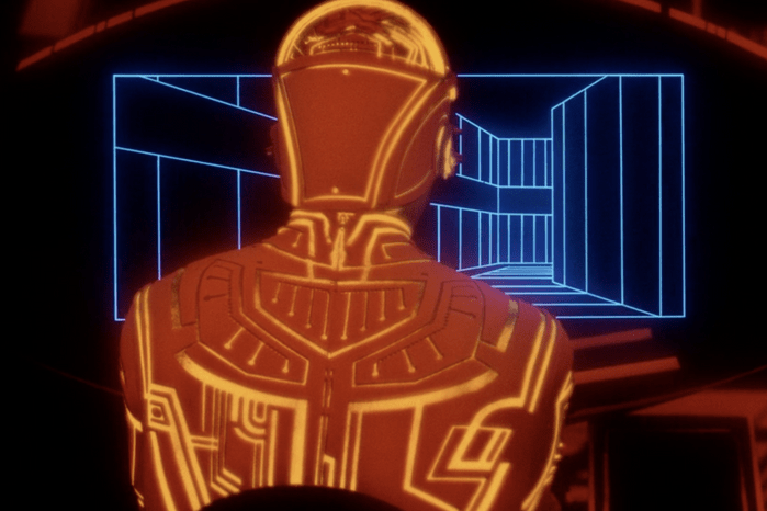 movie still from the 1982 move, TRON