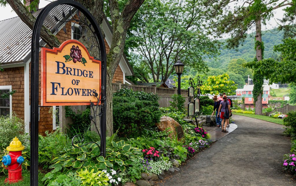 Bridge of Flowers at Shelburne Falls...