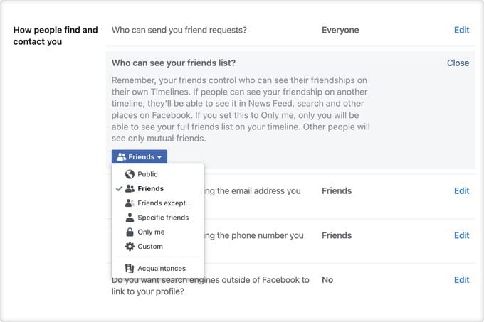 How To Hide Your Friends List On Facebook 3 Desktop