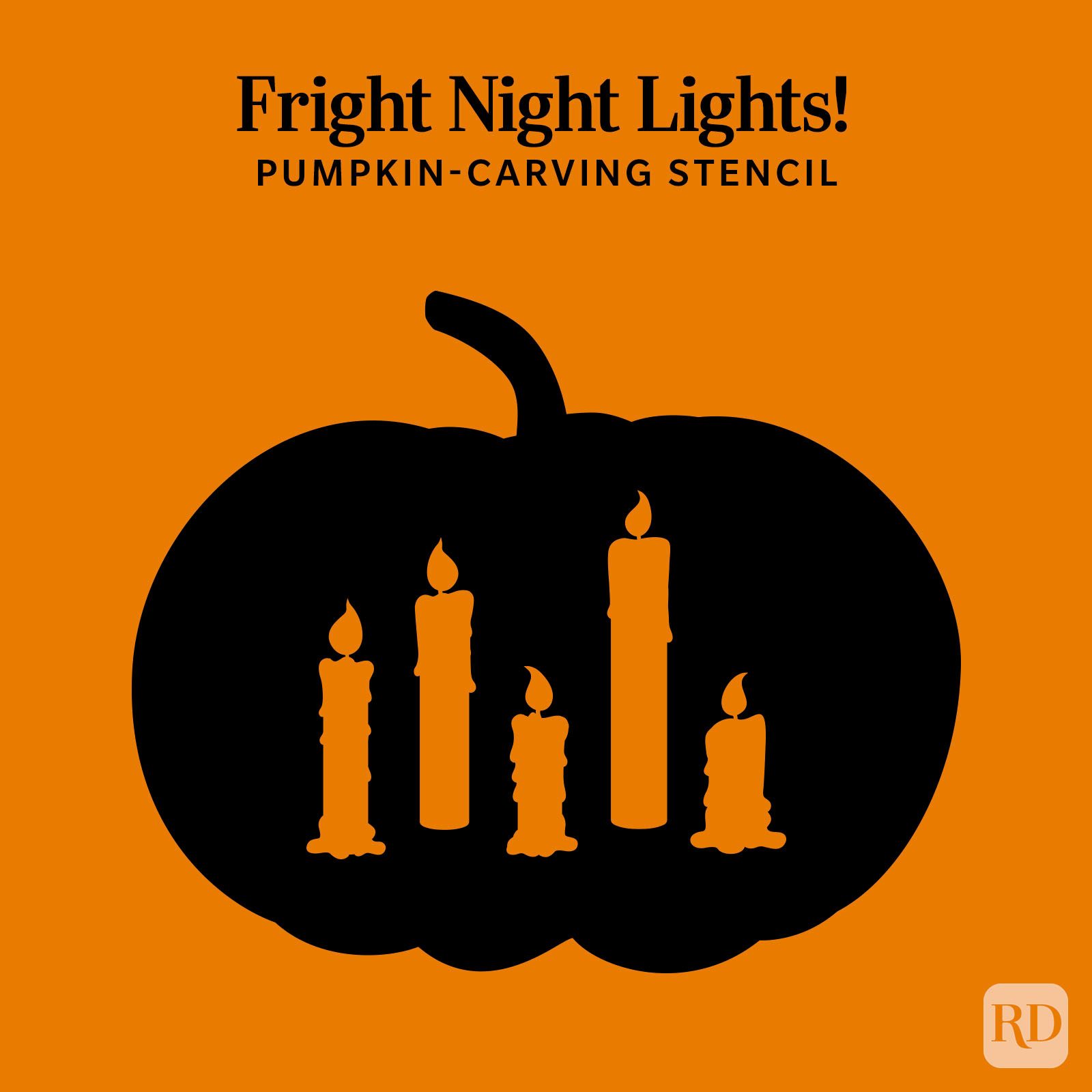 Pumpkin Carving Template 6