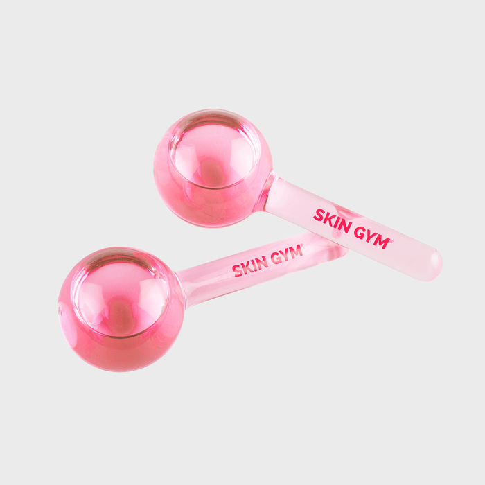 Skingym Cryocicles Pink Facial Ice Globes Rollers Ecomm Via Skingymco