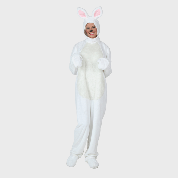 Adult Plus Size White Bunny Costume Ecomm Via Halloweencostumes.com