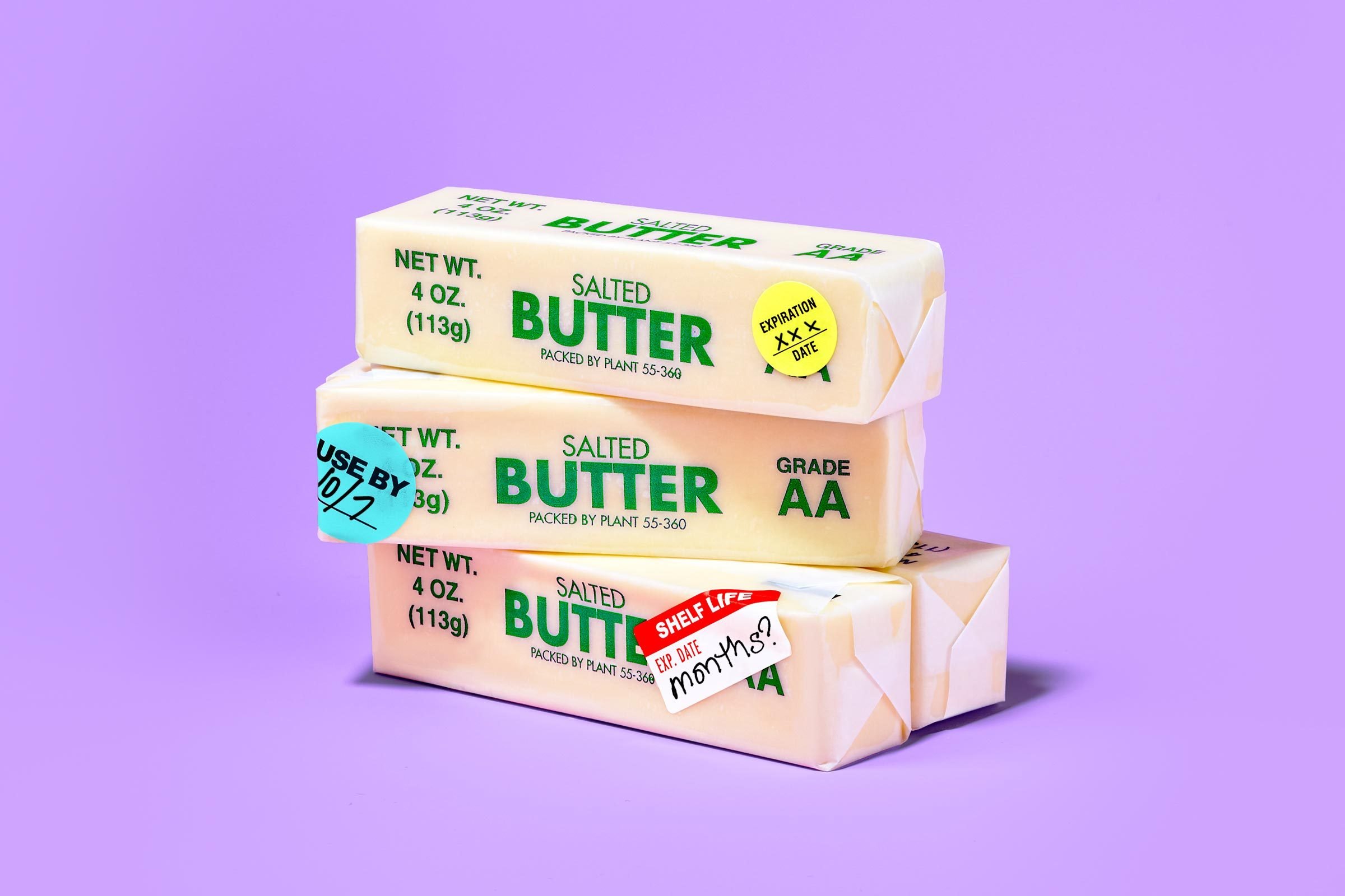 Meijer Salted Butter Sticks, 4 Count