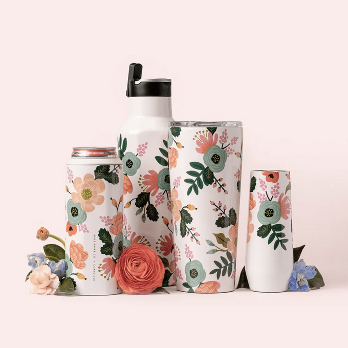 Rifle Paper Co X Corkcicle Sustainable Drinkware