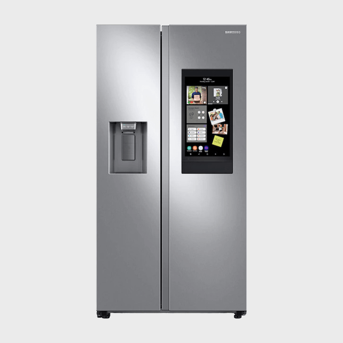 Samsung Family Hub Side By Side Refrigerator Ecomm Via Lowes