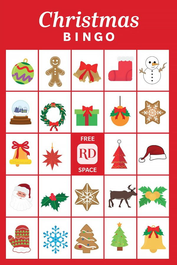 Christmas Bingo Board
