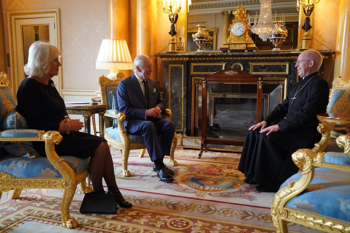 The King Receives Leading Church Of England Figures