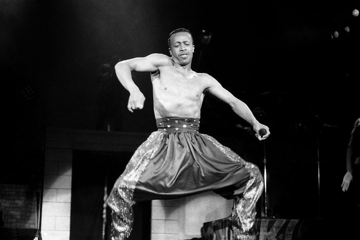 Rapper MC Hammer performs at the Fort Wayne Coliseum in Fort Wayne, Indiana in November 1990.