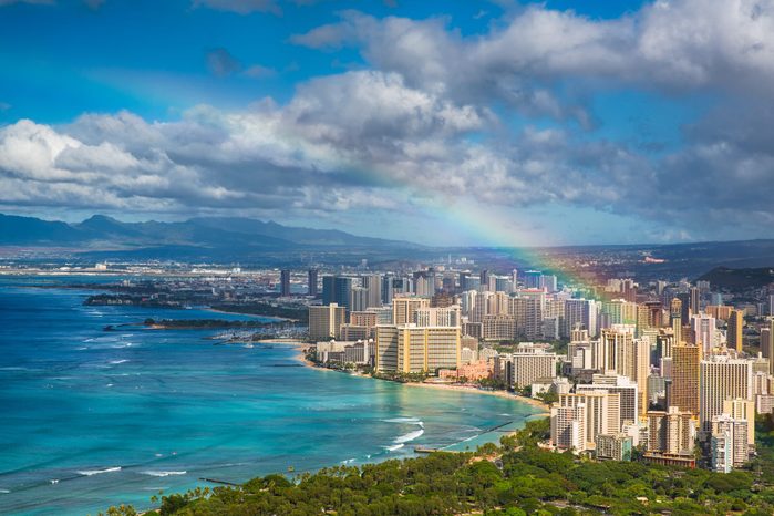 Rainbow over Hawaii