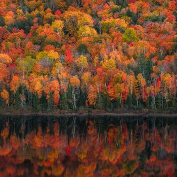 Lake of the Clouds Fall Color Reflections #1