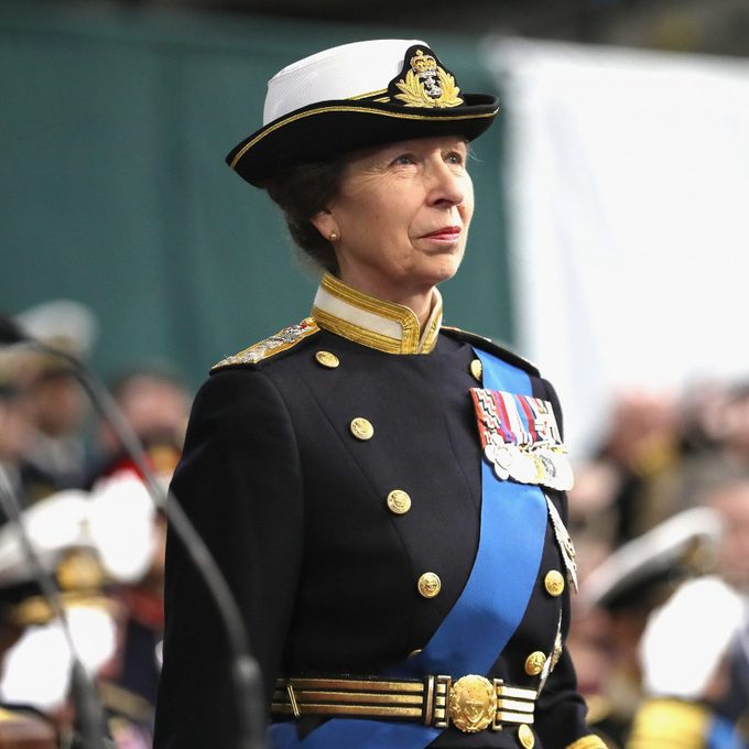 Princess Anne Visits HM Naval Base