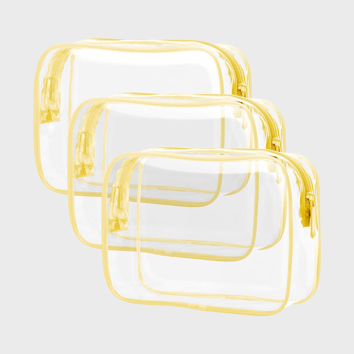 Clear Toiletry Bag Packism 3 Pack