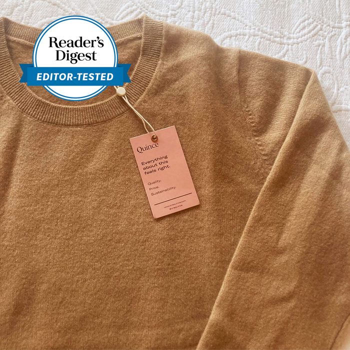 Quince Cashmere Sweater Megan Wood Editor Tested