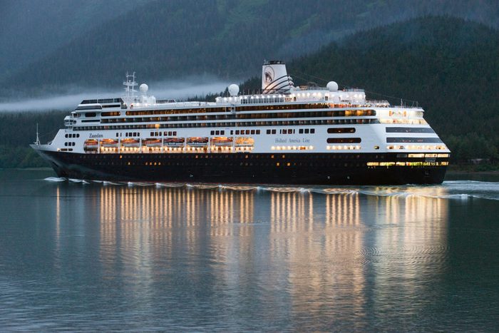 cruise ship in Juneau, Alaska, USA.