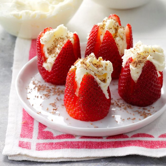 Heavenly Filled Strawberries