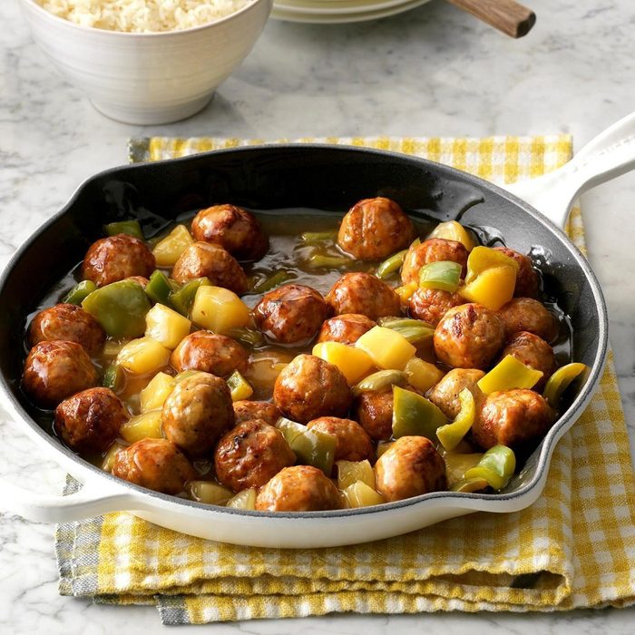 Tangy Sweet And Sour Meatballs