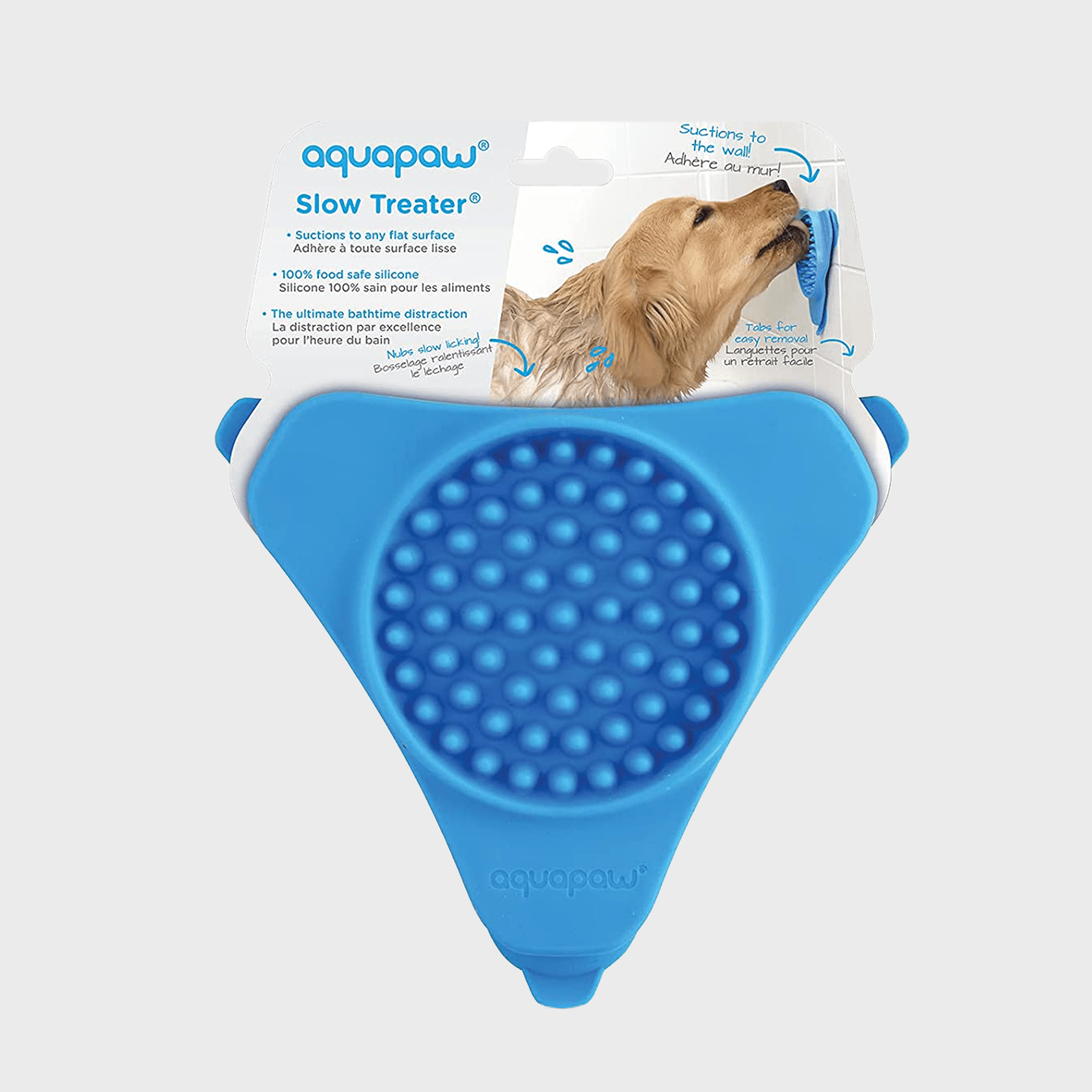 Puppy Lick Mat for Dogs, 2 -1 Puppy Peanut Butter Lick Pad with Dog Puzzle  for Small Dogs, Easy-Clean Dog Lick Mat with Suction Cups, Chew-Durable Dog