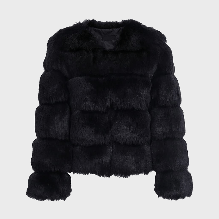 Simplee Women Luxury Winter Warm Fluffy Faux Fur Short Coat Jacket Ecomm Via Amazon.com