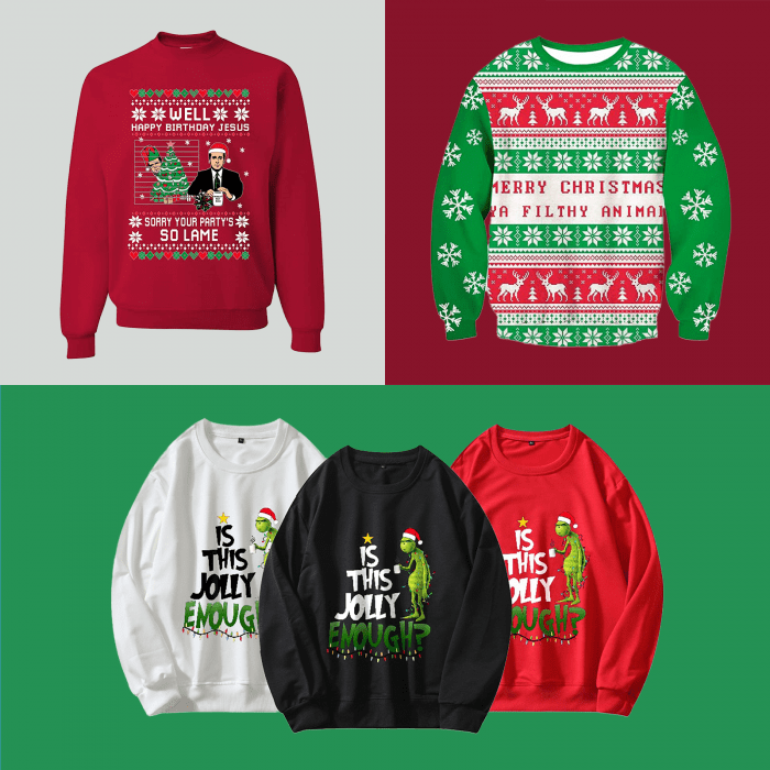 Modstand Normalt Rytmisk Best Ugly Christmas Sweaters for 2022 | Holiday Parties and Gatherings