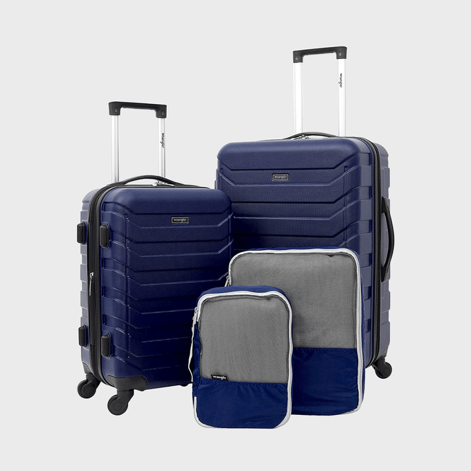 Wrangler 4 Piece Luggage And Packing Cubes Set Ecomm Via Amazon.com