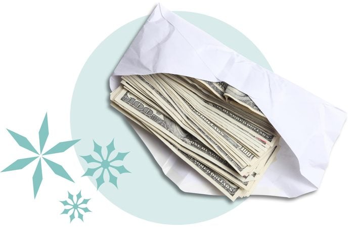 Envelope of cash