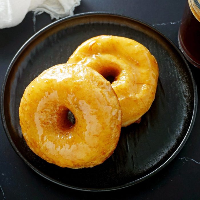Copycat Krispy Kreme glazed donut