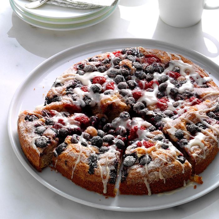 Berry Topped Coffee Cake