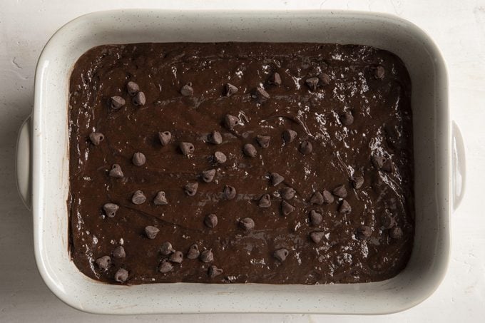 4-Ingredient Chocolate Dump Cake combined ingredients