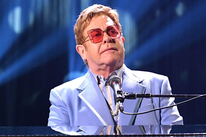 Elton John performs at iHeartRadio ICONS