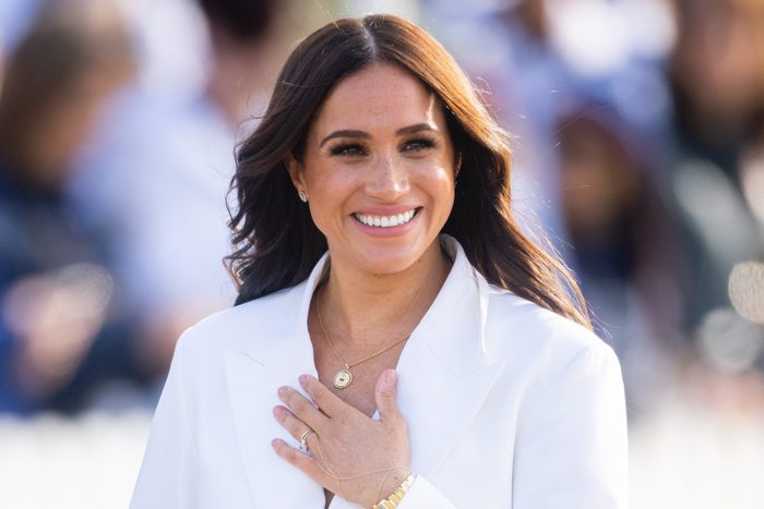 Meghan, Duchess of Sussex attends a reception for friends and family of competitors of the Invictus Games