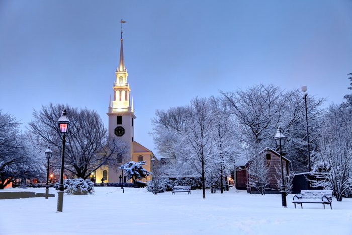 Winter in Newport, Rhode Island