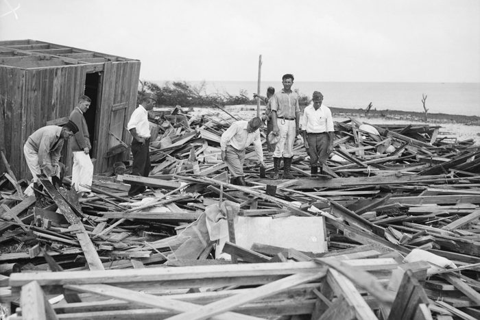Men Search Hurricane Debris after the 1935 Labor Day hurricane in Florida