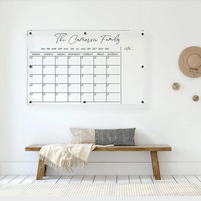 Personalized Acrylic Calendar