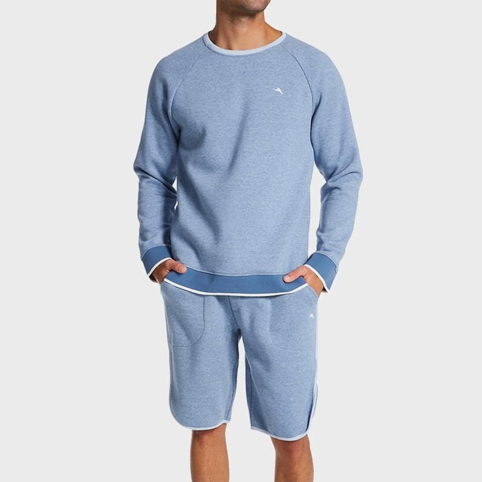 Tommy Bahama Sherpa Long Sleeve Shirt And Shorts