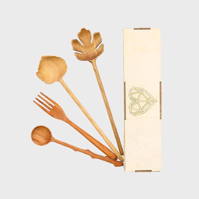 Wooden Spoon and Fork Set