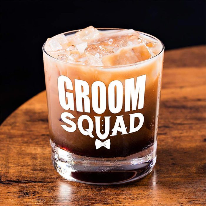 Groom Squad Whiskey Glass