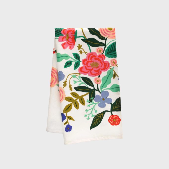 Floral Vines tea towel