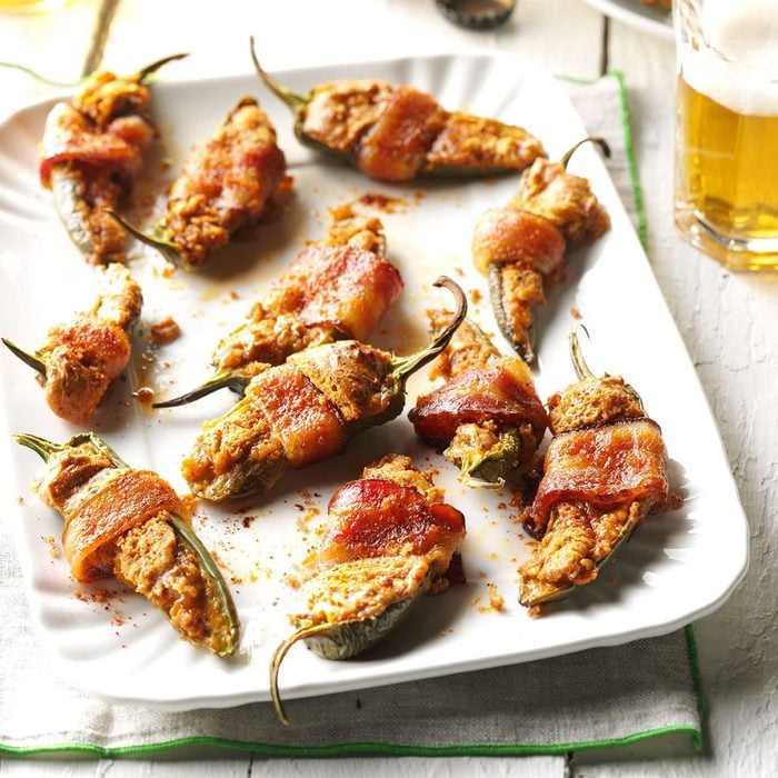 Jalapeno Poppers on a sheet tray