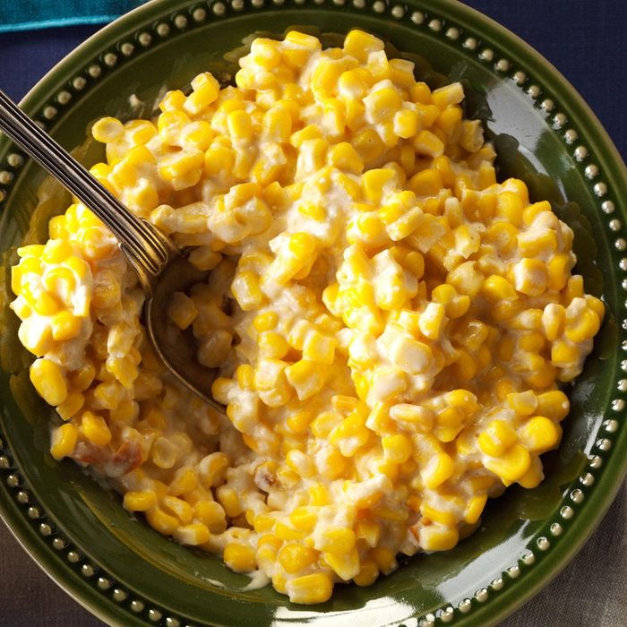 cheesy slow cooked corn