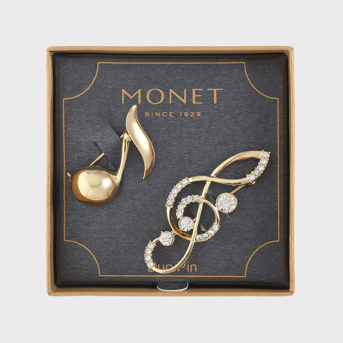Monet Jewelry Music Notes Pin Ecomm Via Jcpenney.com