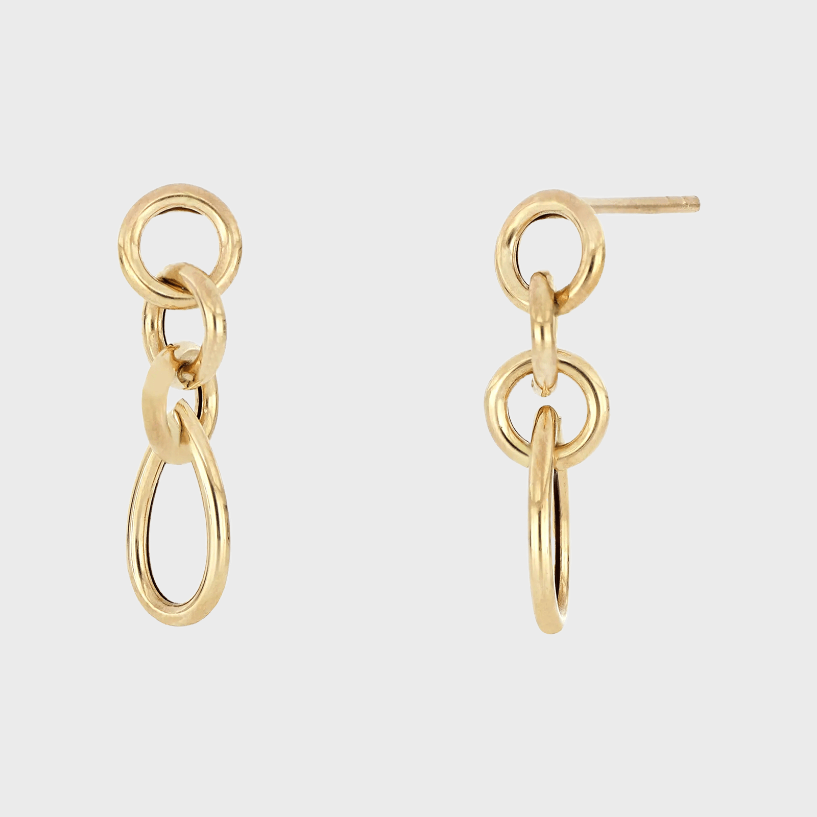14 K Gold Petite Link Drop Earrings Ecomm Via Nordstrom.com