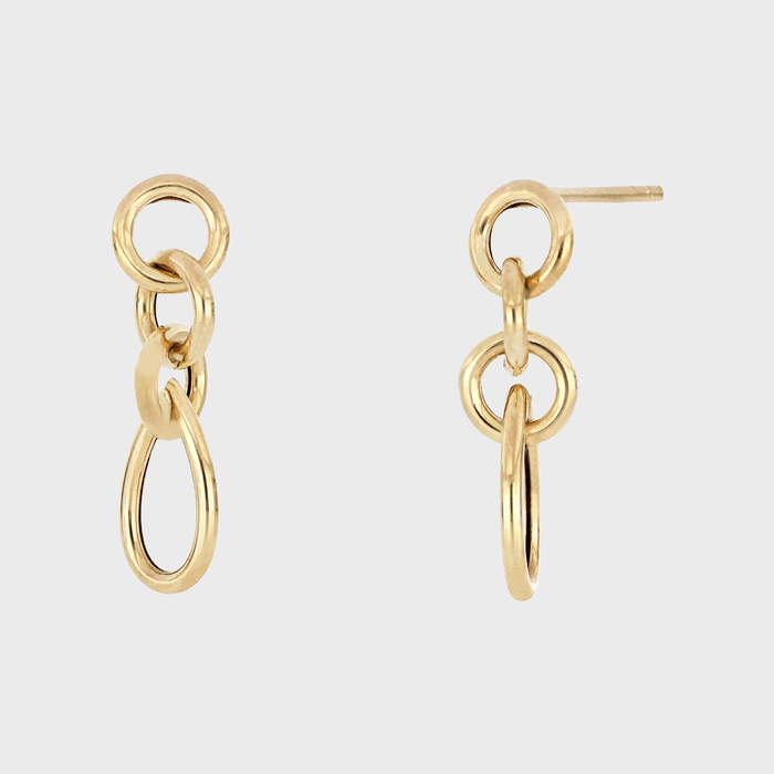 14 K Gold Petite Link Drop Earrings Ecomm Via Nordstrom.com