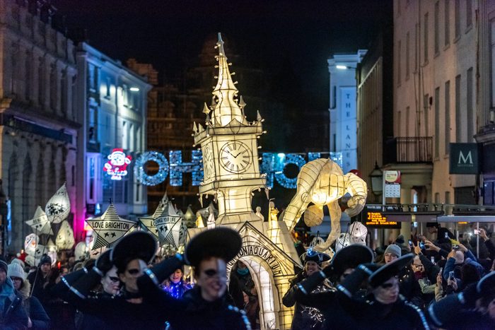Annual Burning Of The Clocks Festival Takes Place In Brighton