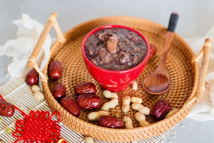red bean porridge called patjuk in South Korea