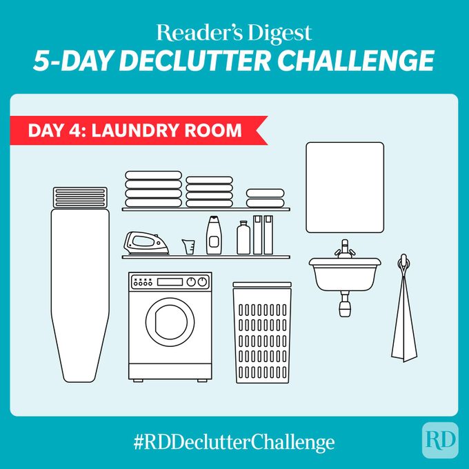 5 Day Declutter Challenge Day 4 Laundry Room